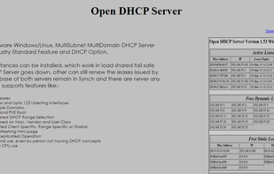 Open DHCP Server screenshot 1