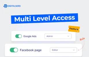 Control access levels on each platform according to roles needed, whether for advertising, moderation or full account management. 