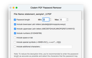 Cisdem PDF Password Remover screenshot 3