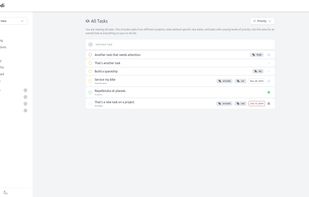 tududi screenshot 1