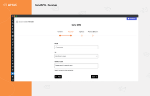 WP SMS Pro screenshot 1