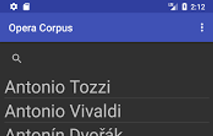 Opera Corpus screenshot 1
