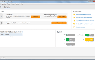 Symantec Diagnostic Tool screenshot 1