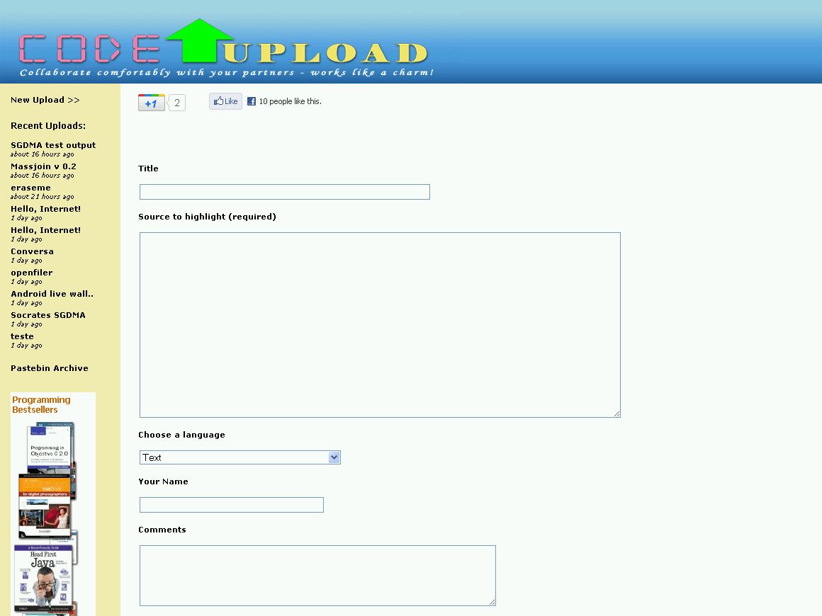 Code Upload Alternatives Top 10 Pastebin Services & Similar sites