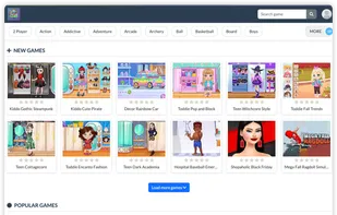 Freewebgamer home page