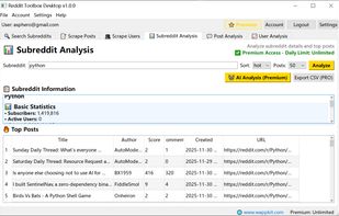 Reddit Toolbox screenshot 3