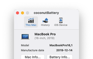 CoconutBattery 3 screenshot 1