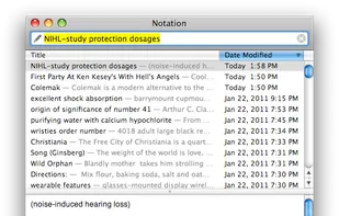 Note in Vertical Layout