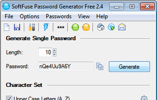 SoftFuse Password Generator screenshot 1