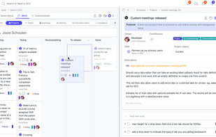Powerful collaboration tools with fully customisable team/circle boards