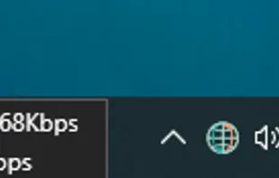 network speed mini widget