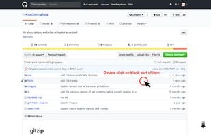 GitZip screenshot 1