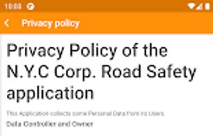 NYC Corp Road & Driver Safety
App