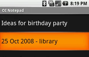 OI Notepad screenshot 2