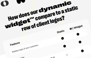 Static logos list vs dynamic widget from companies.tools