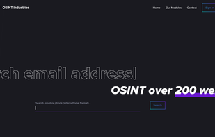 OSINT Industries screenshot 1
