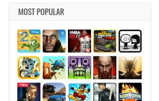 Home page - Most popular and Last added apps