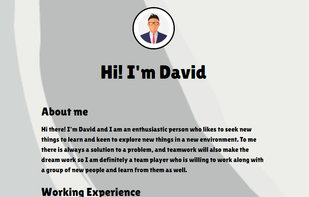 Make your own CV to share to others instantly!