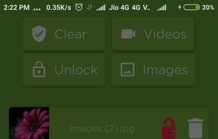 Hide all files with one click