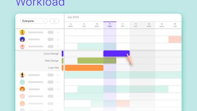 ActiveCollab Workload is a visual resource management tool built for agencies and creative professionals.
