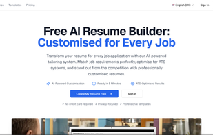 Hero for Customised Resume