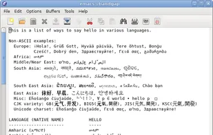 Beyond just being able to edit plain text files, Emacs includes special features to help you write in many different human languages and programming/markup languages