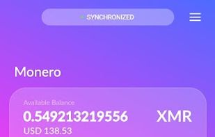 Monero.com screenshot 1