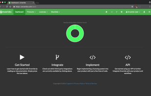 Enverido Web UI dashboard