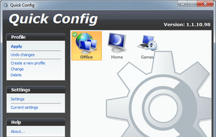 main application window