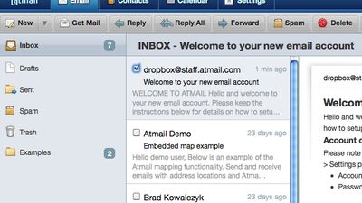 Intuitive Webmail Interface