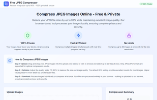 AnotherJPEGCompressor.com screenshot 1
