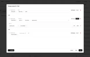 Transform your data with transformation rules