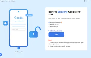 MagFone Android Unlocker bypass FRP