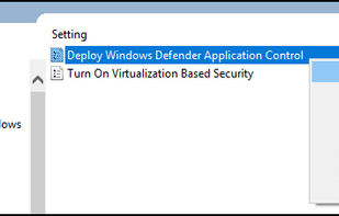 WDAC [Windows Defender Application Control] screenshot 1