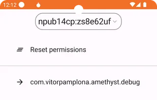 Amber Nostr Event Signer screenshot 2