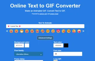 Animated GIF Maker in action