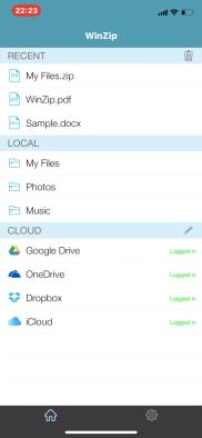 WinZip screenshot 1