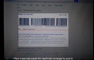 Simple Barcode Scanner screenshot 1