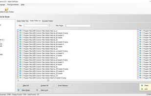 4dots Empty Folder Cleaner screenshot 1