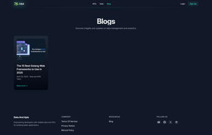 Data And APIs screenshot 2