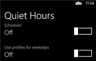 Quiet Hours screenshot 1