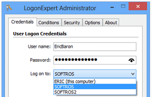 Autologon credentials