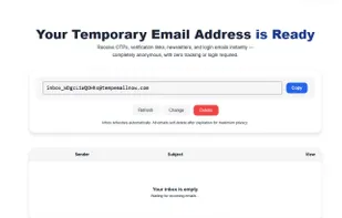 Instant temporary inbox with real-time email delivery — receive OTPs and verification emails instantly