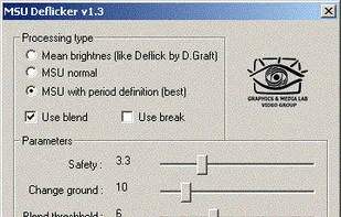 MSU Deflicker screenshot 1
