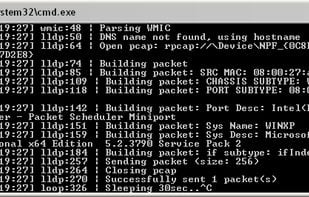 LLDP beacon screenshot 1