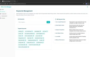 Zillion Auto-Blogger screenshot 2