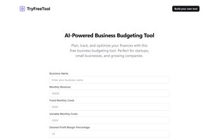 Try Free Tool screenshot 1