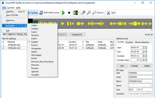Visual Audio Splitter & Joiner screenshot 1