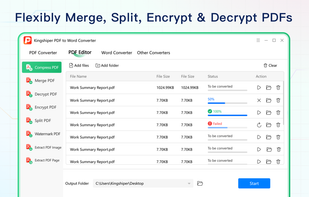 Kingshiper PDF to Word Converter screenshot 3