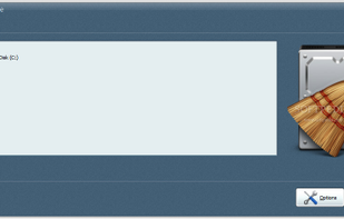 The application enables you to select a drive on your computer and remove unnecessary files from it.